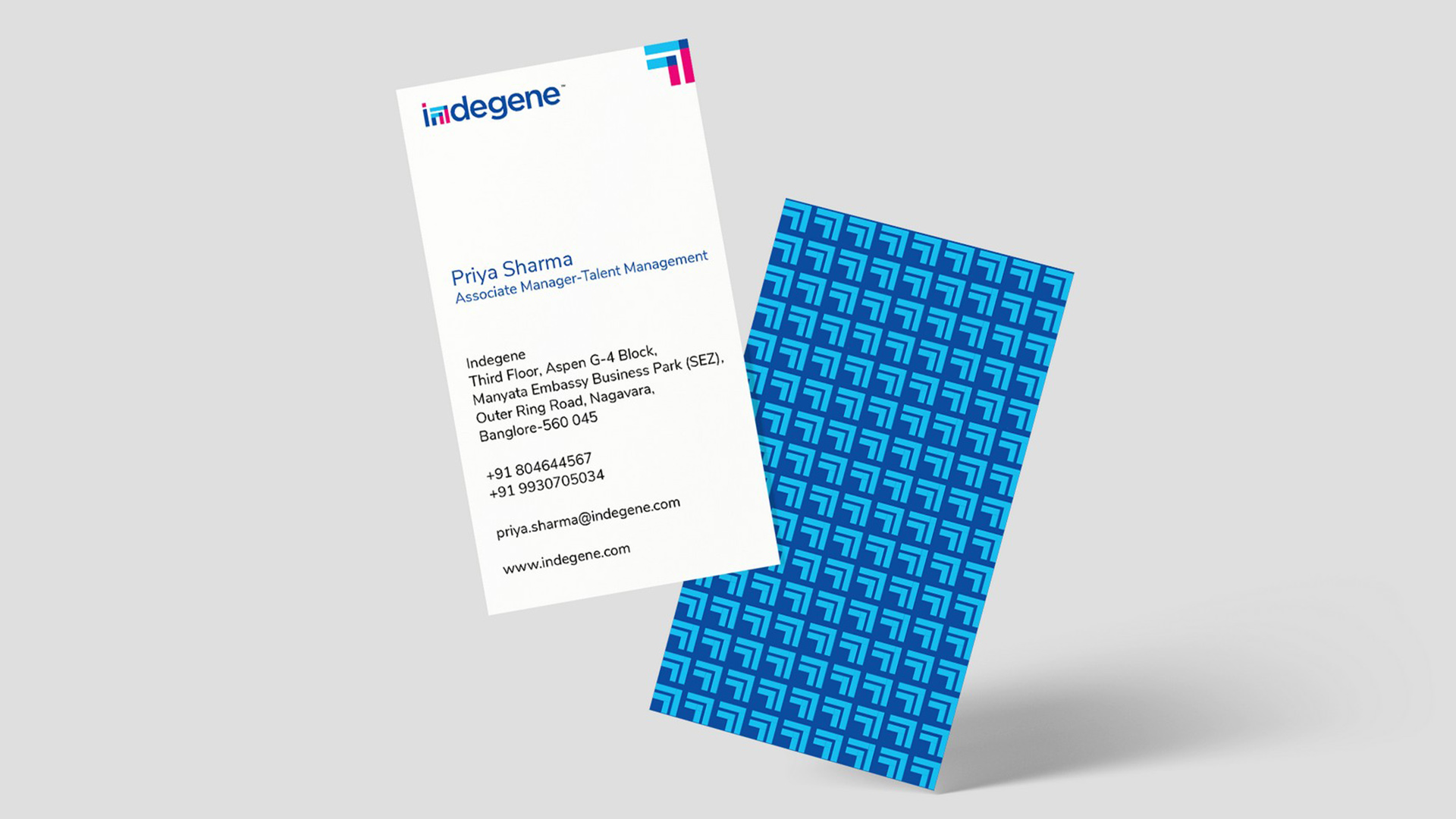 visiting card mockup